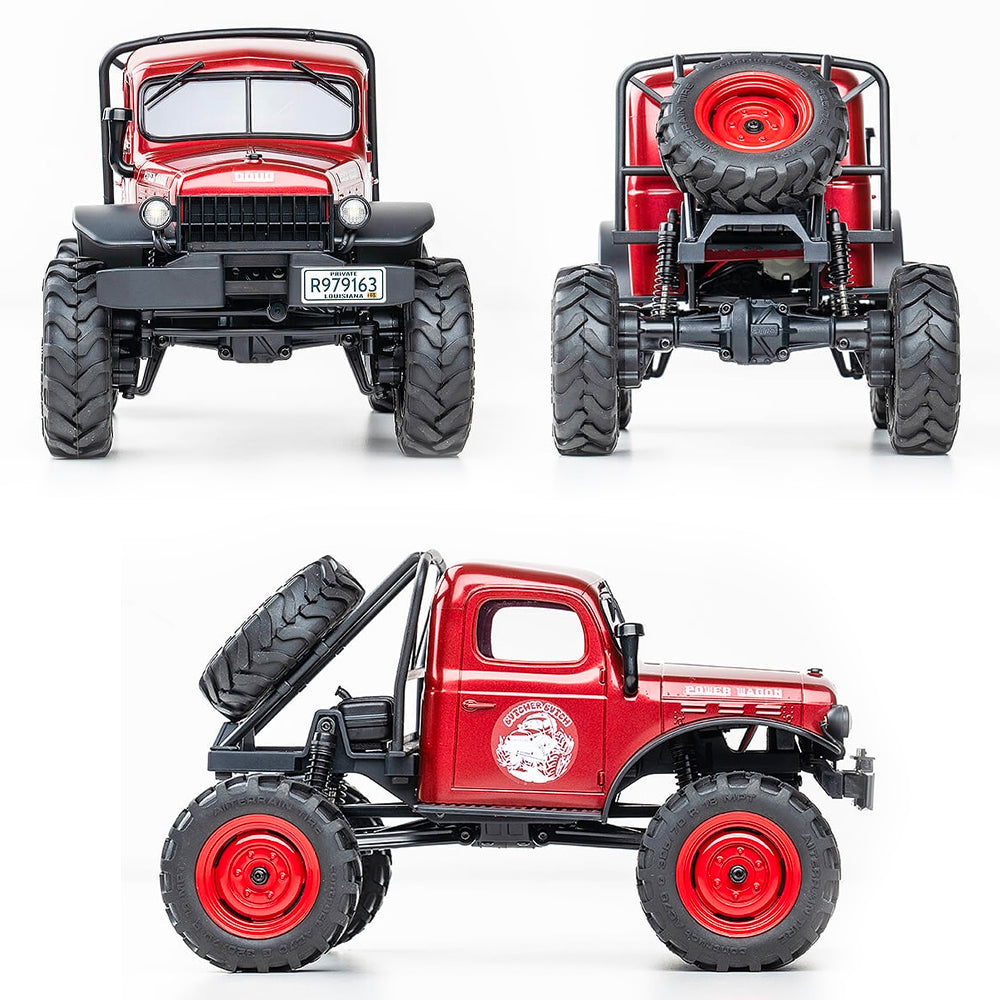 FMS FCX24 Power Wagon 1:24 RTR Scaler Crawler - Red V2