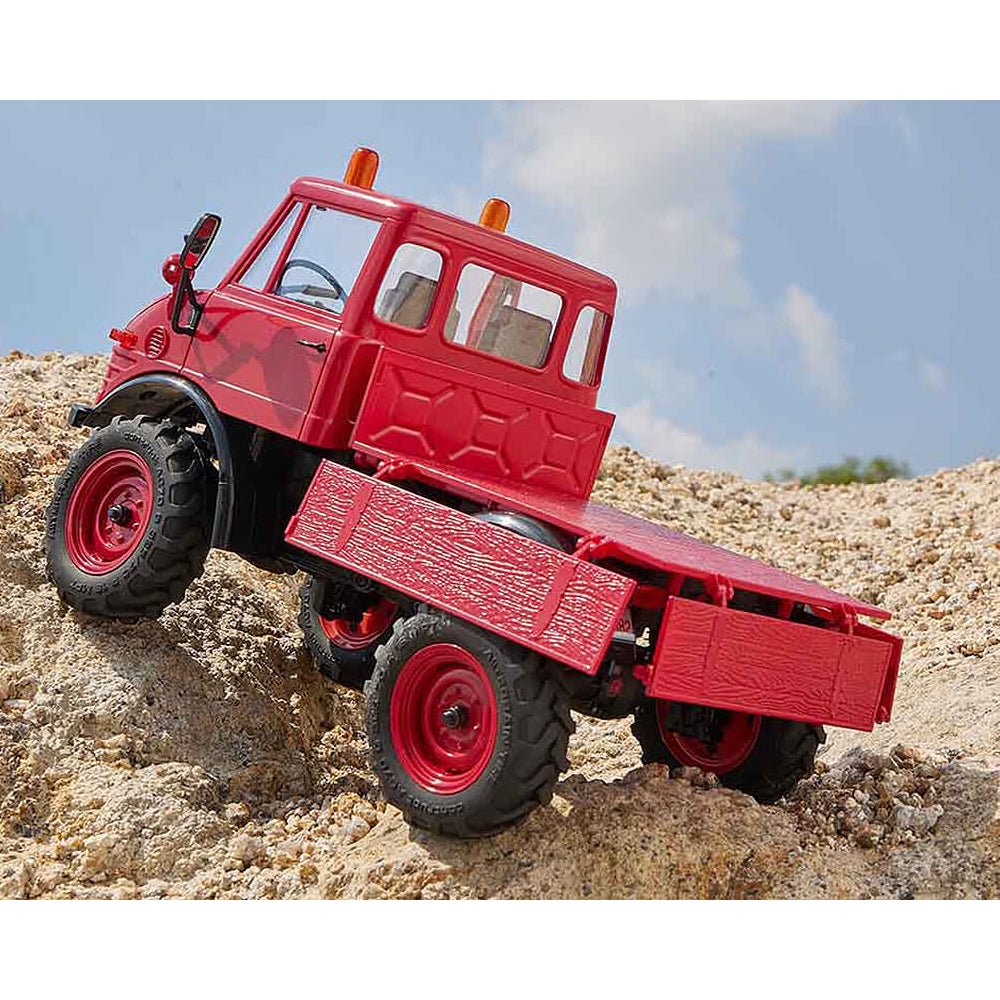 FMS FCX24 Unimog Scaler 1:24 RTR RC Car Red 12405RTRRD