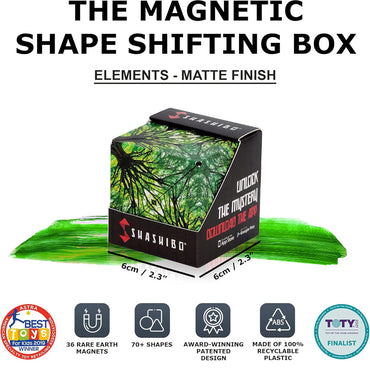 Shashibo: Elements - Mysterious Magnetic Puzzle Box - Over 70 Shapes!