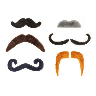 Legami Hot Mou-Stache - Set of 6 Fake Moustaches