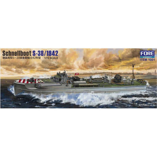 Fore Hobby 1001 Schnellboot S-38/1942 1:72 Model Kit