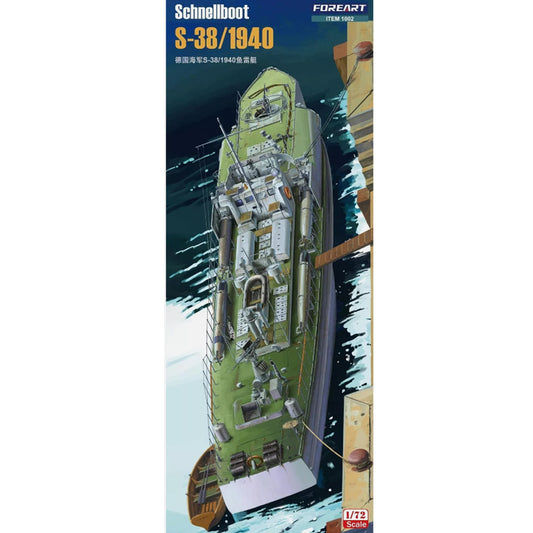 Fore Hobby 1002 Schnellboot S-38/1940 1:72 Model Kit