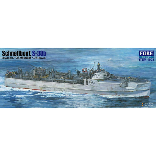 Fore Hobby 1003 Schnellboot S-38b 1:72 Model Kit