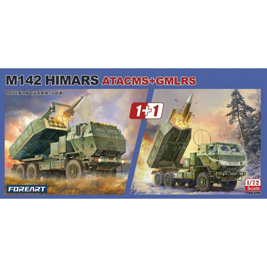 Foreart 2009 M142 HIMARS ATACMS/GMLRS 2 KITS IN 1 1:72 Model Kit