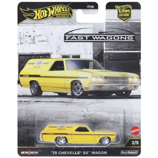 Hot Wheels Car Culture: Fast Wagons 2/5 - '70 Chevelle SS Wagon JBK67