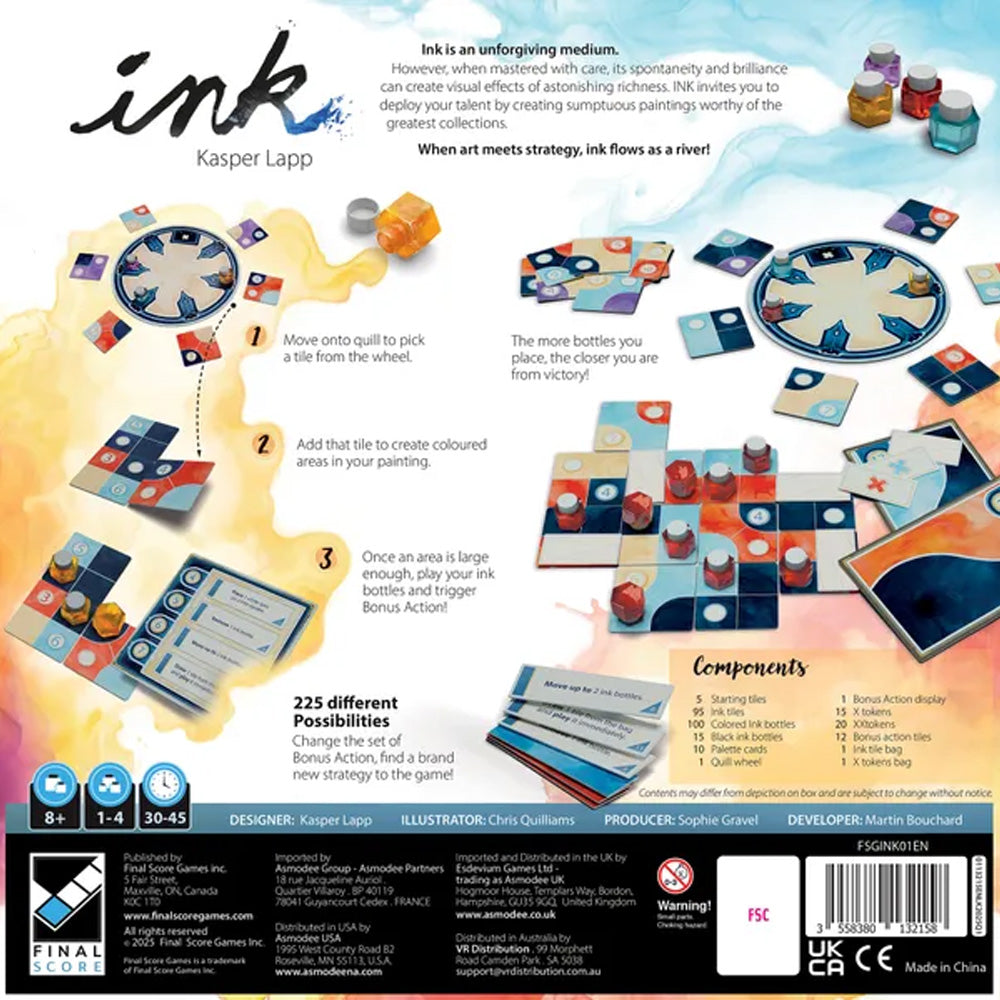 Ink - Board Game 1-4 Players Age 8+
