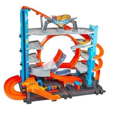Hot Wheels City Ultimate Garage Playset w/Space for 90 Cars FTB69