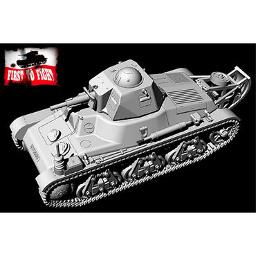 First to Fight Hotchkiss H35 w/37mm SA38 Gun Command Truck 1:72 Model Kit
