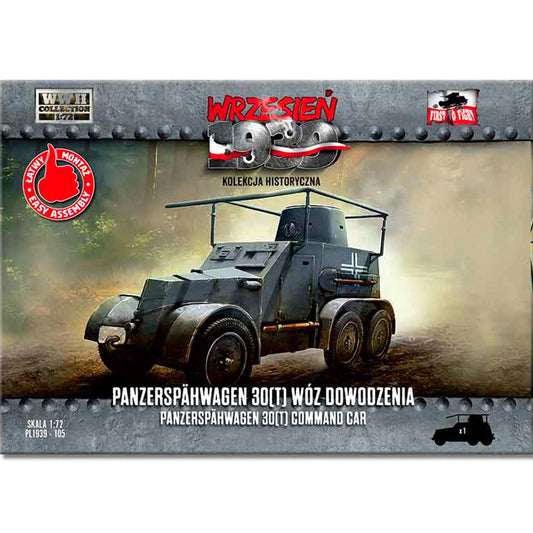 First to Fight 105 Panzerspahwagen 30t Command Car 1:72 Model Kit