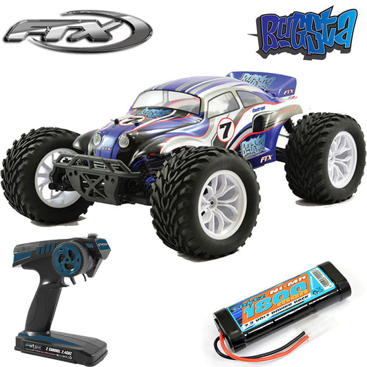 FTX Bugsta 1/10 4WD Brushed Buggy RTR RC Car Battery Charger 2.4ghz Radio