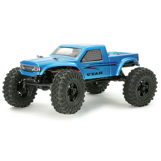 FTX UTAH Brushed Competition Low Profile RTR 1:18 RC Crawler - Blue 5468BL