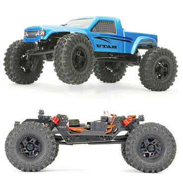 FTX UTAH Brushed Competition Low Profile RTR 1:18 RC Crawler - Blue 5468BL