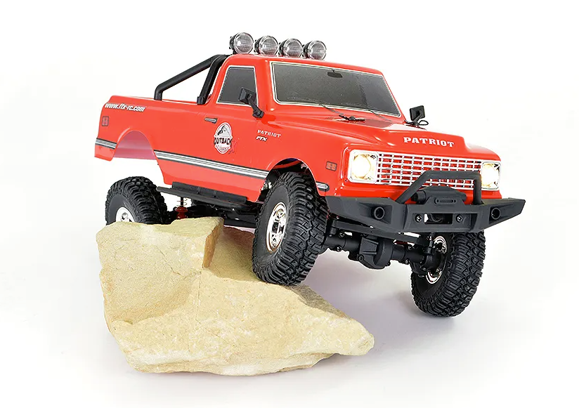 FTX Outback Mini X Patriot 1:18 Trail RC Car Crawler Ready To Run Red