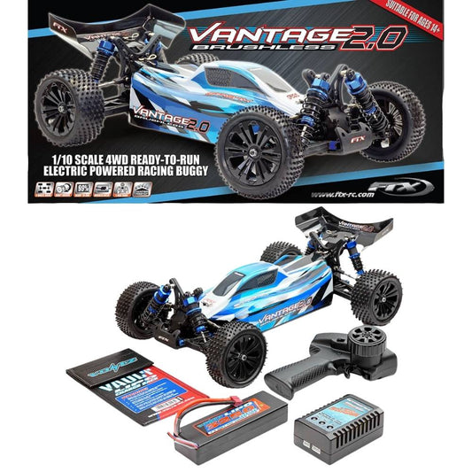 FTX 5561B Vantage 2.0 RTR Brushless Buggy 1:10 RC Car With Battery & Charger