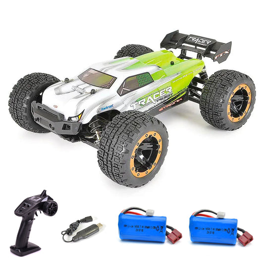 FTX Tracer RC Green Truggy Truck RTR Radio/Remote Controlled Car Bundle w/Battery