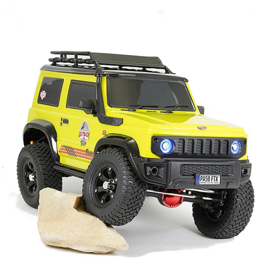 FTX Outback 3 Paso RC Car 1:10 RTR Trail Crawler Yellow