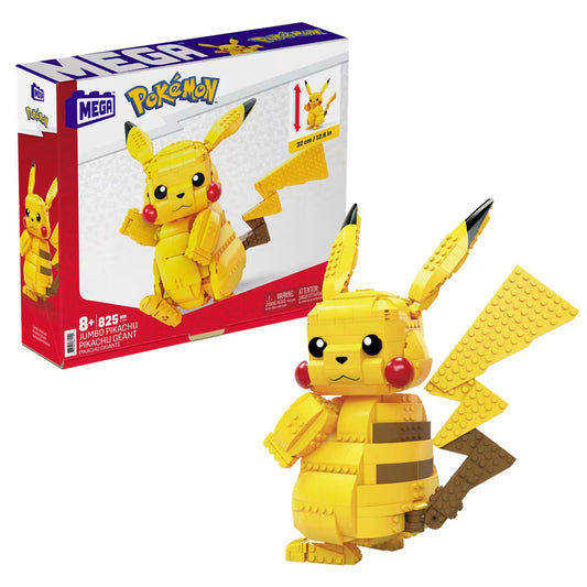MEGA Pokémon - Jumbo Pikachu Brick Model Age 8+ 825pcs