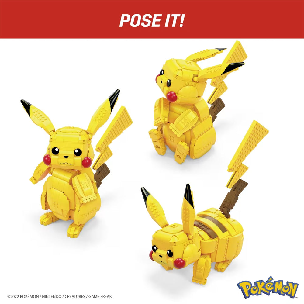 MEGA Pokémon - Jumbo Pikachu Brick Model Age 8+ 825pcs