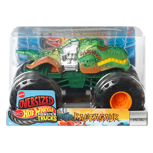 Hot Wheels Oversized Monster Truck - Rageasaur - 1:24 Diecast Truck JCC88