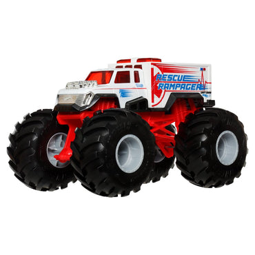 Hot Wheels Monster Trucks Oversized Rescue Rampager 1:24 Age 3+ Mattel JHY97