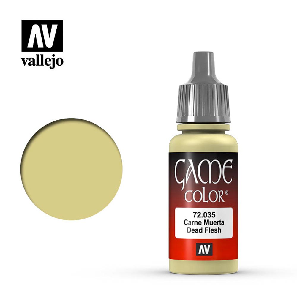 Vallejo Game Colour Dead Flesh Acrylic Paint 18ml Dropper Bottle 72035