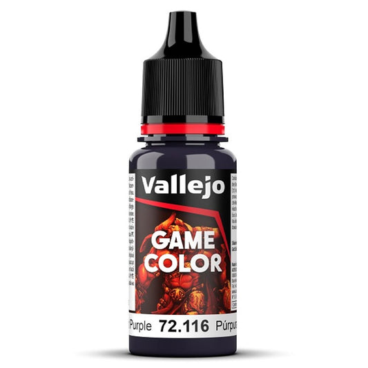 Vallejo Game Colour Midnight Purple Paint 18ml Dropper Bottle 72116