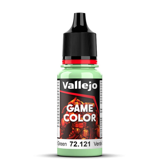 Vallejo Game Colour Ghost Green Paint 18ml Dropper Bottle 72121