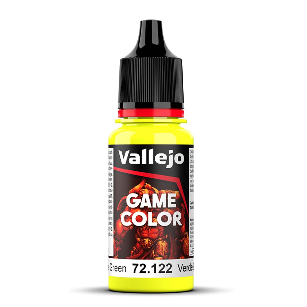 Vallejo Game Colour Bile Green Paint 18ml Dropper Bottle 72122