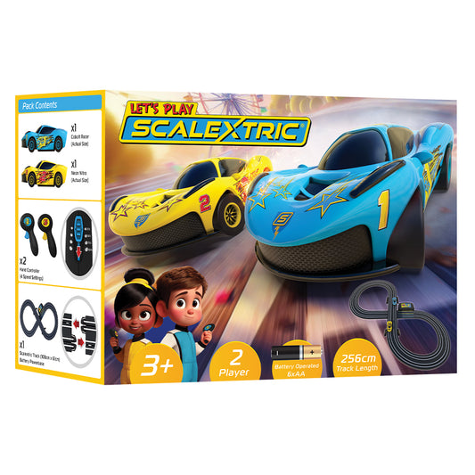 My First Scalextric G1188M Let's Play! - Battery Operated Slot Track Set