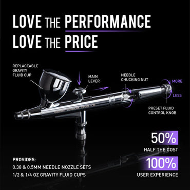 Gaahleri GHAD-39 Advanced Series Airbrush 0.35mm & 0.5mm 40133