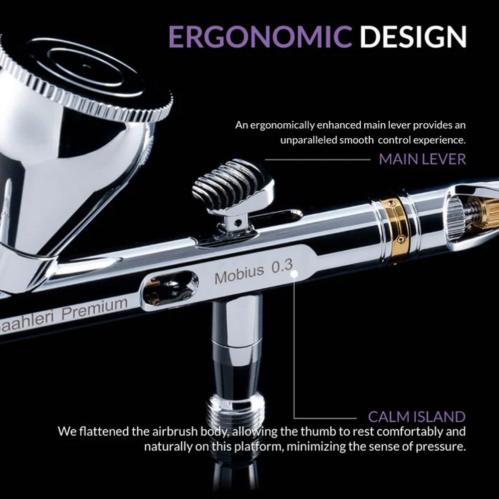 Gaahleri GHPM Mobius 0.3mm Premium Series Airbrush 40867