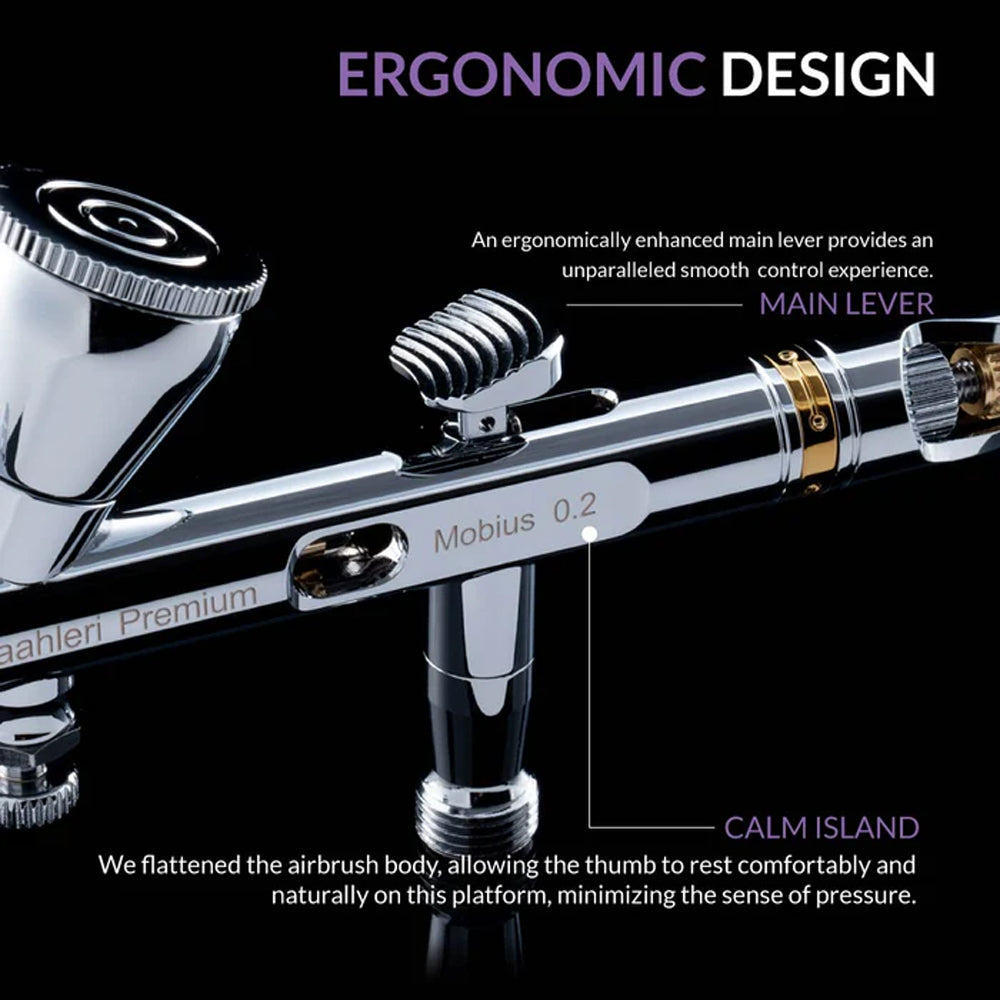Gaahleri GHPM Mobius 0.2mm Premium Series Airbrush 40850