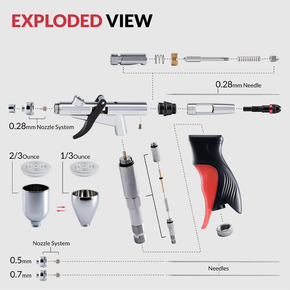 Gaahleri GHAC-Swallowtail x Studio G Version Ace Series Airbrush