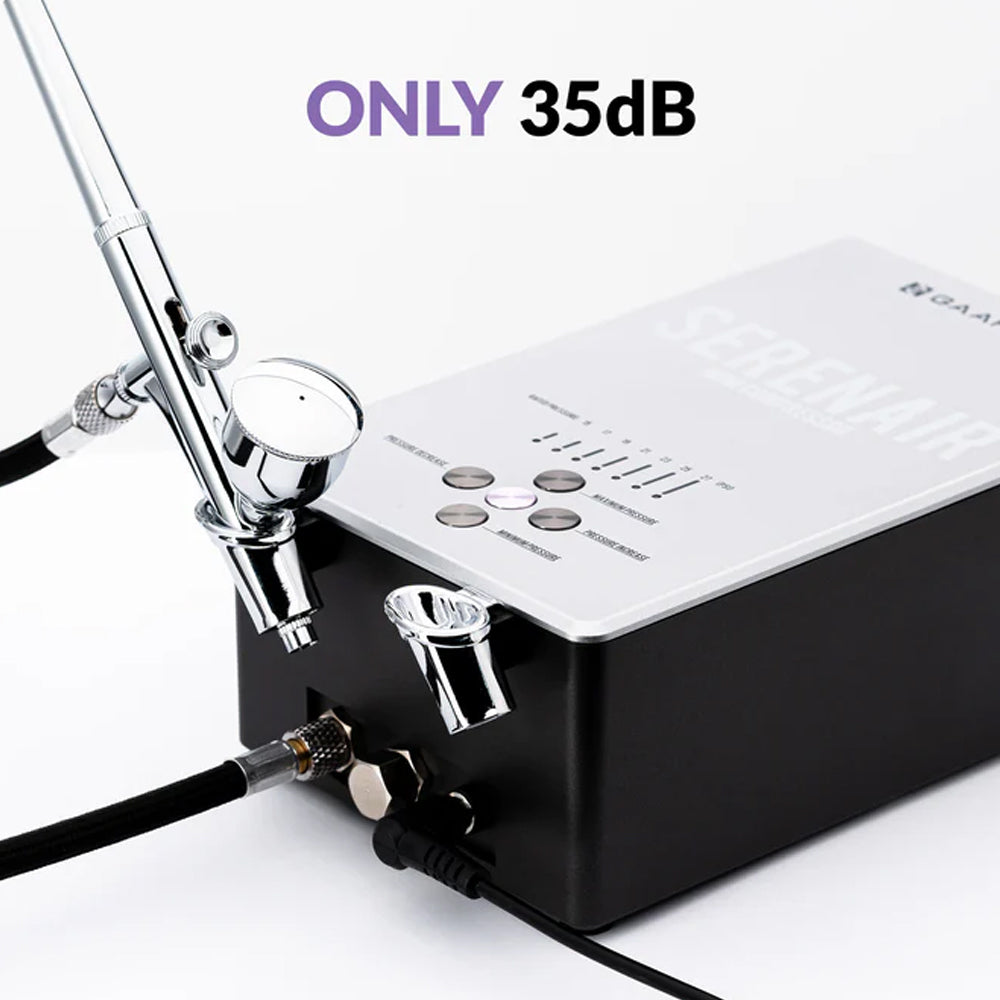 Gaahleri Ambition Series GTS-06 Airbrush & Serenair Mini Compressor Set 42946