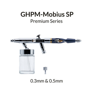 Gaahleri GHPM-Mobius SP Siphon-Feed Airbrush Premium Compressor Bundle Kit