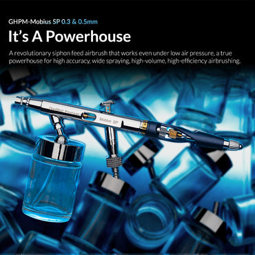 Gaahleri GHPM-Mobius SP Siphon-Feed 0.3 & 0.5mm Premium Series Airbrush