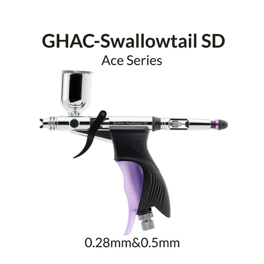 Gaahleri GHAC-Swallowtail SD Side-Feed Ace Series Airbrush