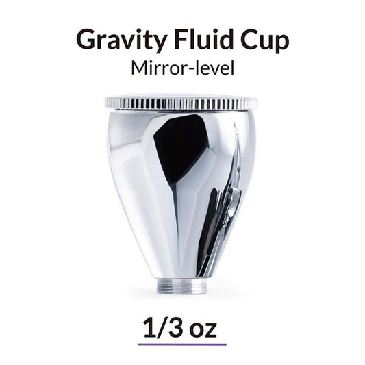 Gaahleri Ace Series Airbrush Mirror Level Gravity Fluid Cup 1/3oz 10ml 45862