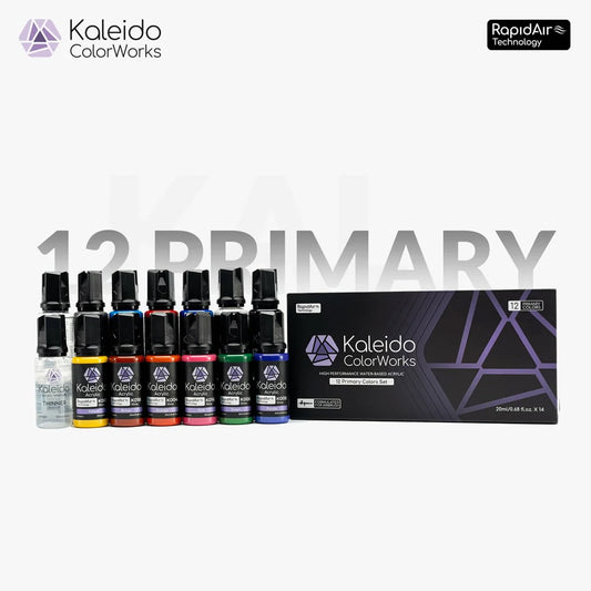 Gaahleri Kaleido ColorWorks: 12-Colour Primary Acrylic Paint Set 48672