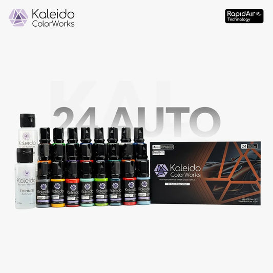 Gaahleri Kaleido ColorWorks: 24-Colour Auto Car Acrylic Paint Set 48702
