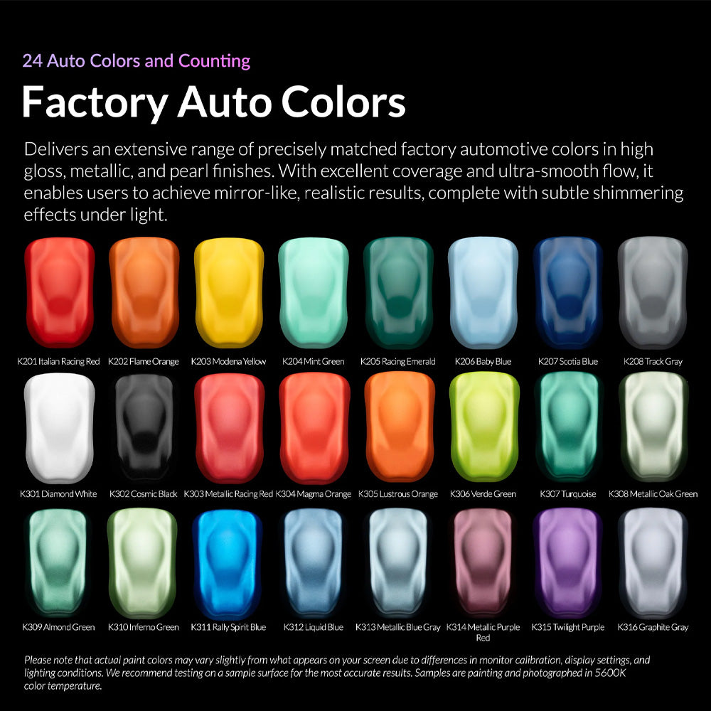 Gaahleri Kaleido ColorWorks: 24-Colour Auto Car Acrylic Paint Set 48702