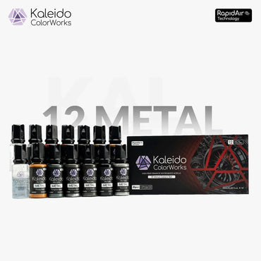 Gaahleri Kaleido ColorWorks: 12-Colour Metallic Acrylic Paint Set 48719