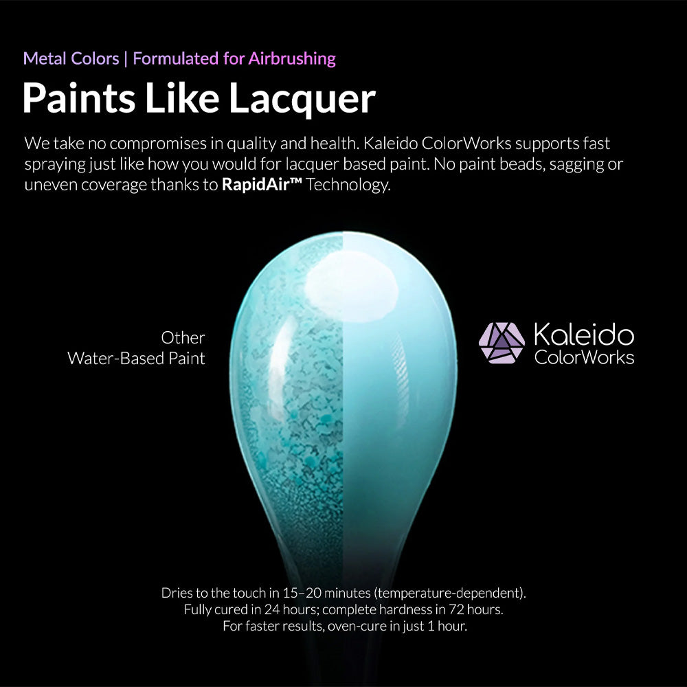 Gaahleri Kaleido ColorWorks: 12-Colour Metallic Acrylic Paint Set 48719