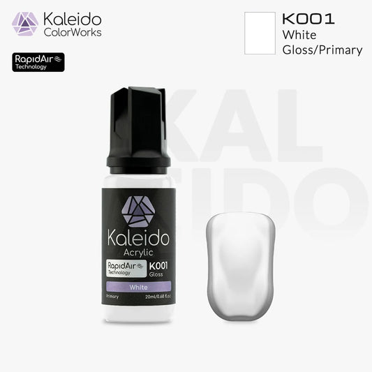 Gaahleri Kaleido ColorWorks K001 White 20ml Acrylic Airbrush Paint