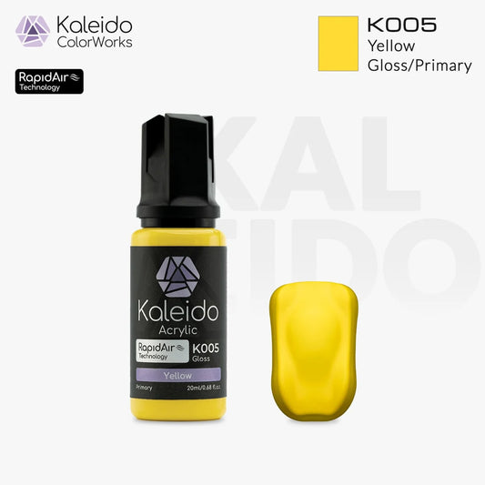 Gaahleri Kaleido ColorWorks K005 Yellow 20ml Acrylic Airbrush Paint