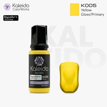 Gaahleri Kaleido ColorWorks K005 Yellow 20ml Acrylic Airbrush Paint
