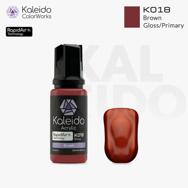 Gaahleri Kaleido ColorWorks K018 Brown 20ml Acrylic Airbrush Paint
