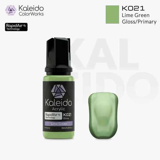 Gaahleri Kaleido ColorWorks K021 Lime Green 20ml Acrylic Airbrush Paint