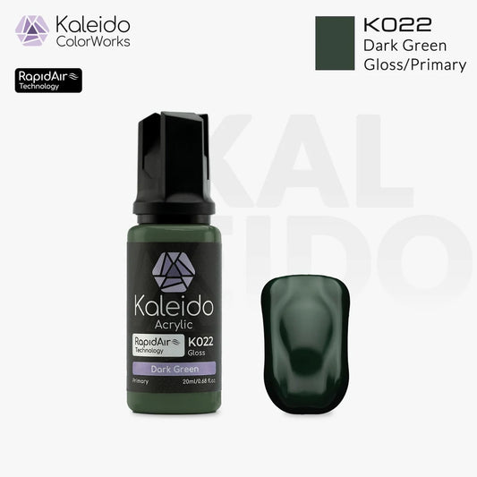 Gaahleri Kaleido ColorWorks K022 Dark Green 20ml Acrylic Airbrush Paint