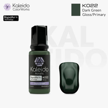 Gaahleri Kaleido ColorWorks K022 Dark Green 20ml Acrylic Airbrush Paint